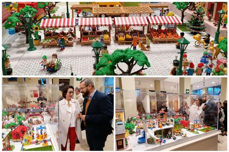 El diorama es obra de la funcionaria municipal Águeda Pñerez
